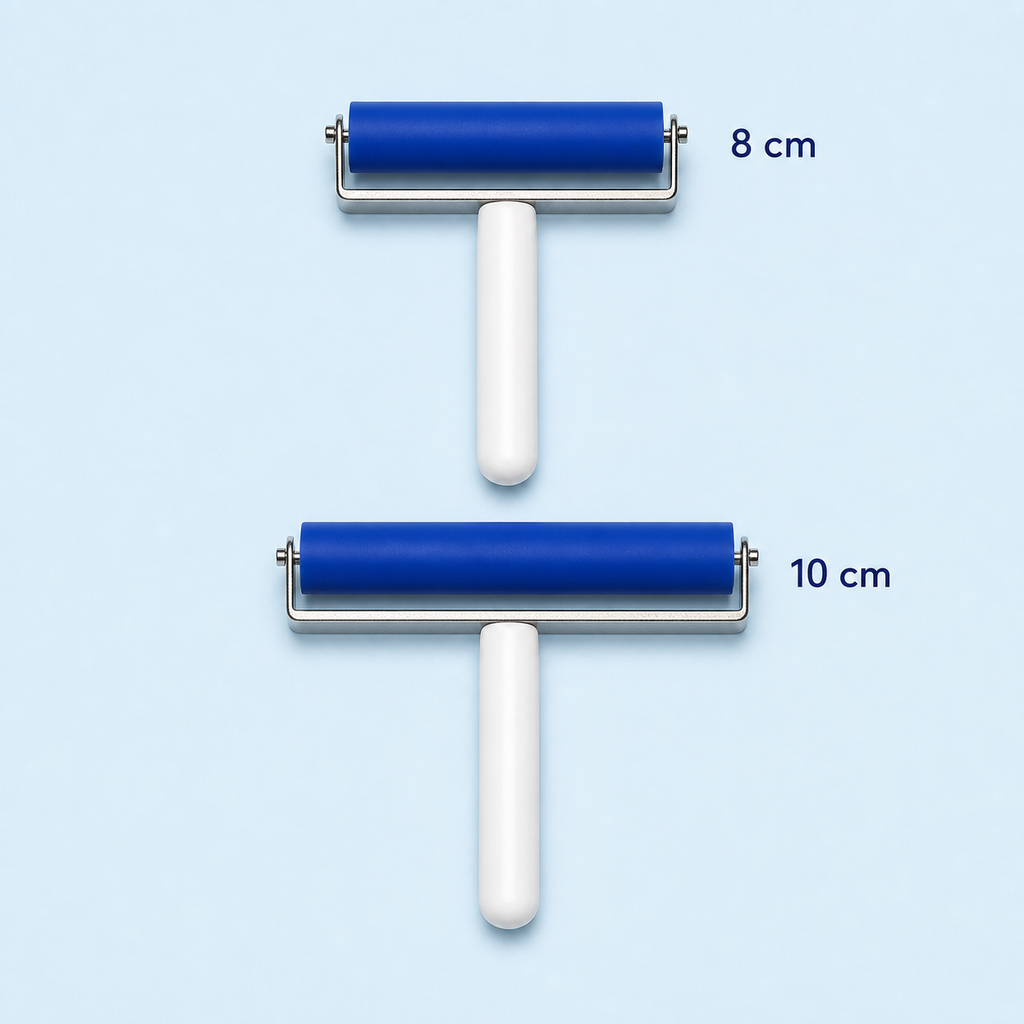 Western blot membrane transfer roller size comparison, 8 cm and 10 cm